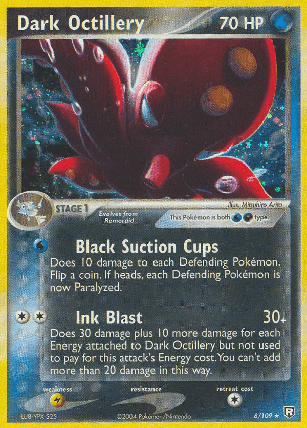 Dark Octillery Team Rocket Returns card