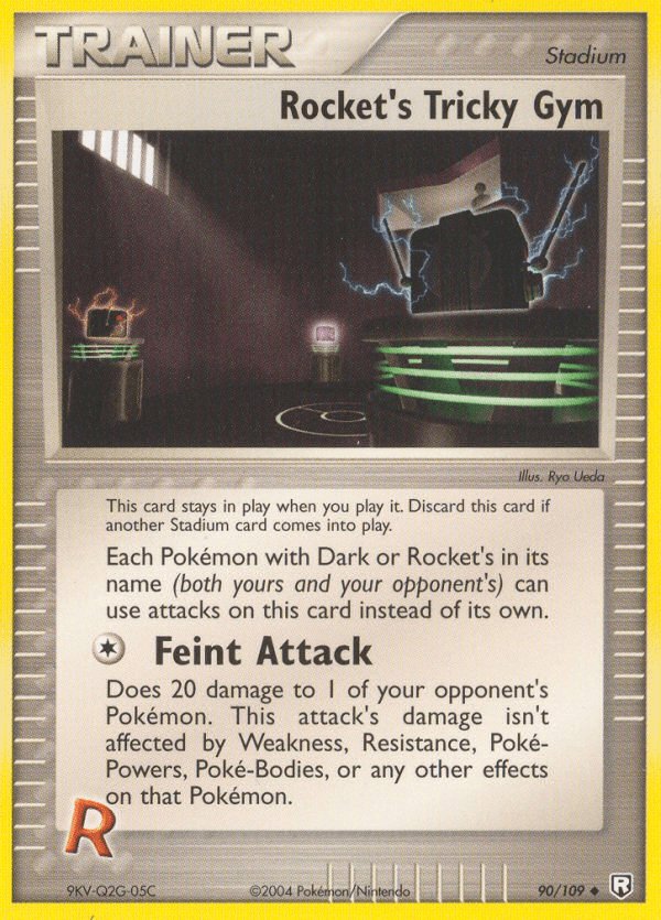 Rocket's Tricky Gym Team Rocket Returns card