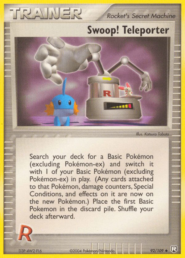 Swoop! Teleporter Team Rocket Returns card