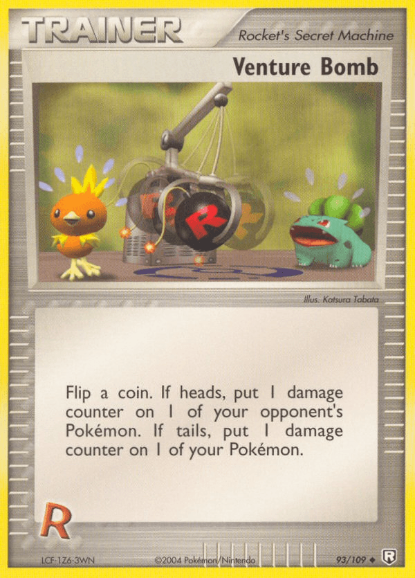 Venture Bomb Team Rocket Returns card