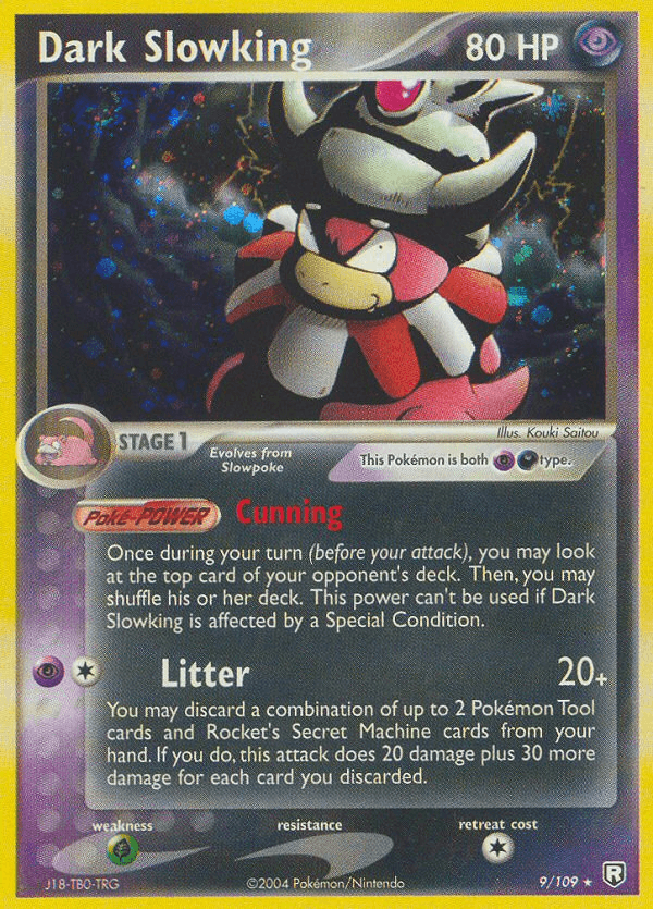 Dark Slowking Team Rocket Returns card