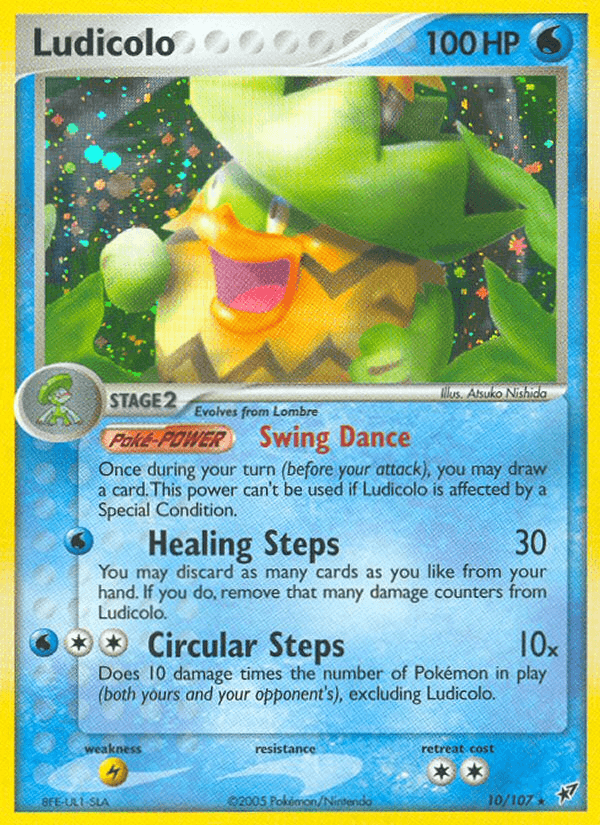 Ludicolo Deoxys card