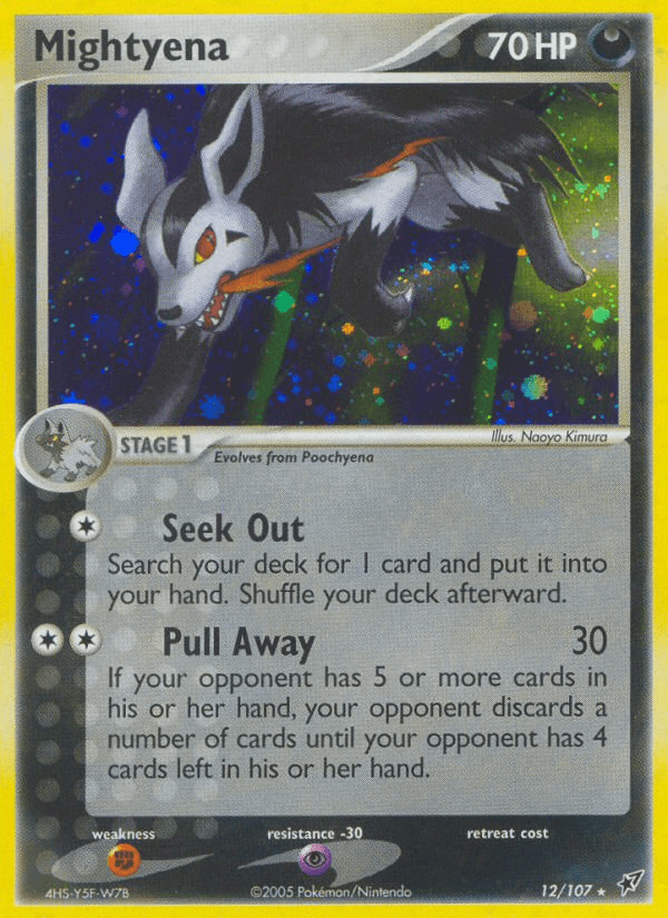Mightyena Deoxys card