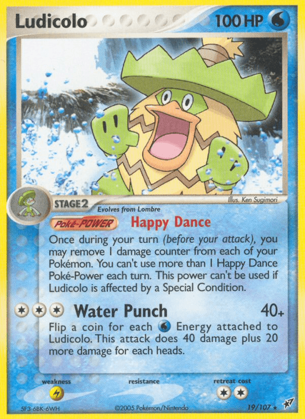 Ludicolo Deoxys card