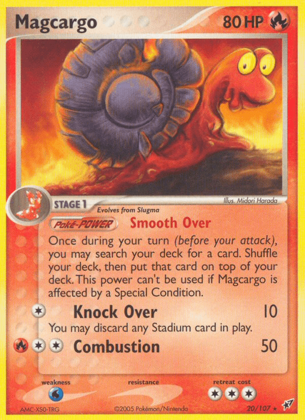 Magcargo Deoxys card