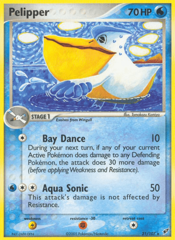 Pelipper Deoxys card