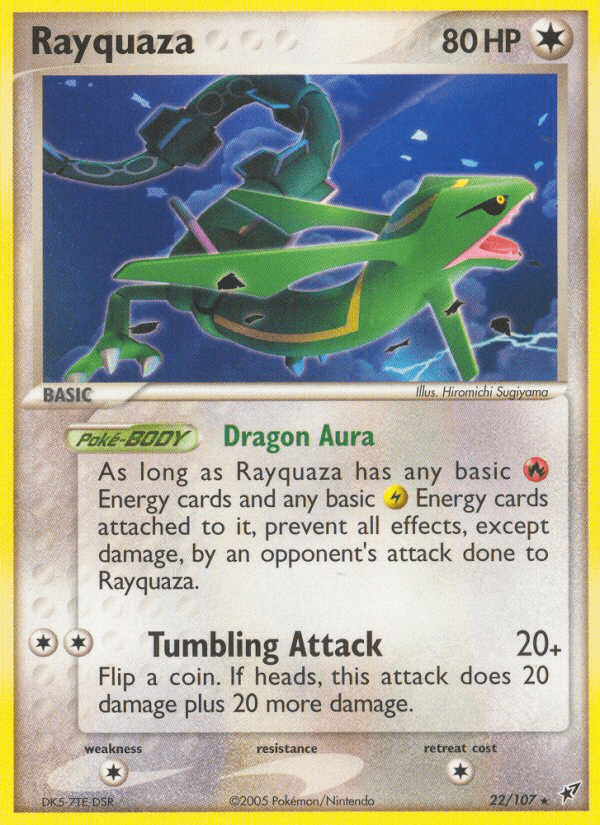 Rayquaza Deoxys card