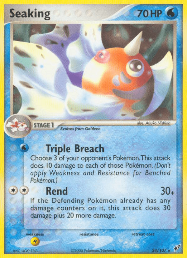 Seaking Deoxys card