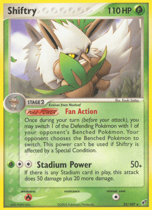 Shiftry Deoxys card