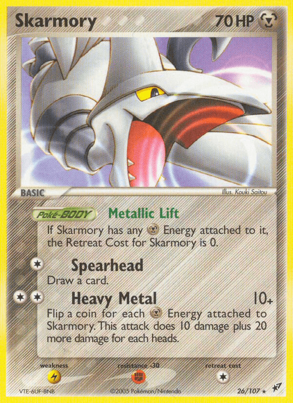 Skarmory Deoxys card