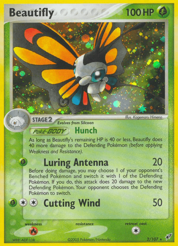 Beautifly Deoxys card