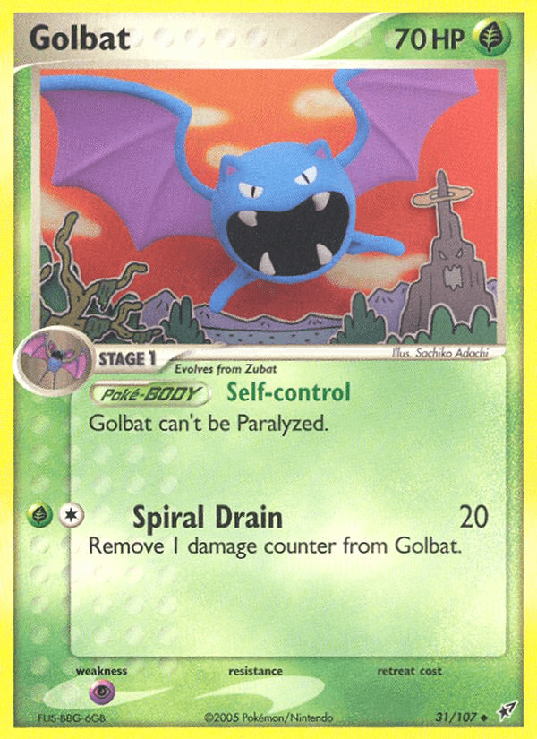 Golbat Deoxys card
