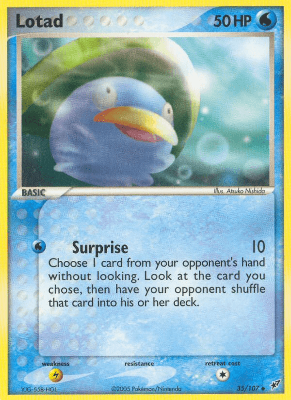 Lotad Deoxys card