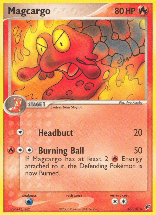 Magcargo Deoxys card
