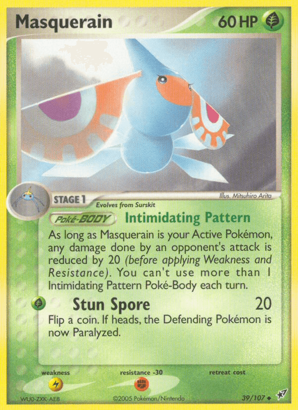 Masquerain Deoxys card