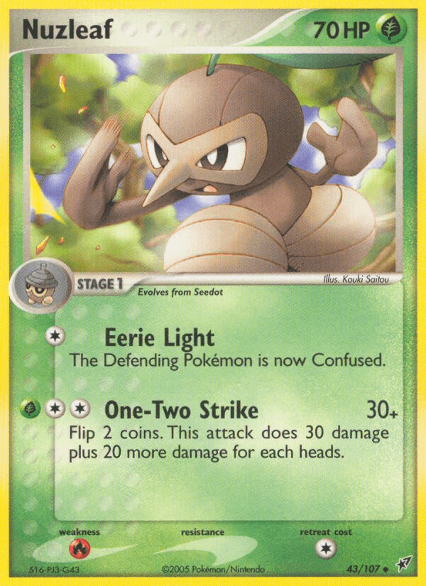 Nuzleaf Deoxys card