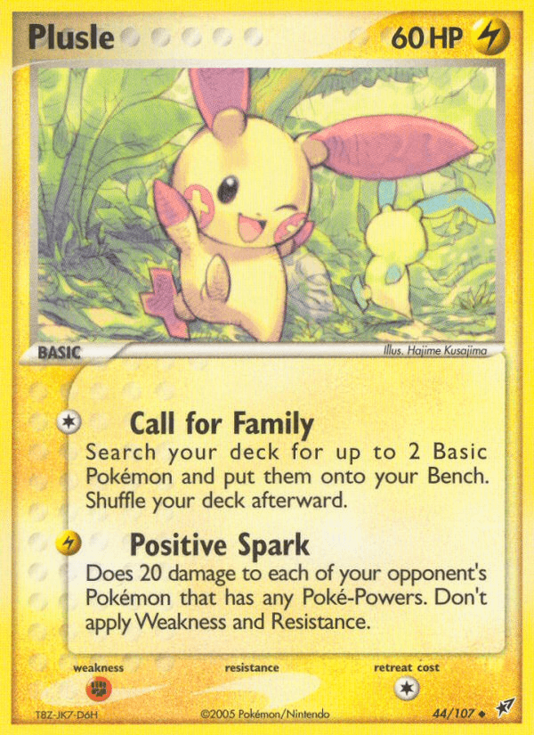Plusle Deoxys card