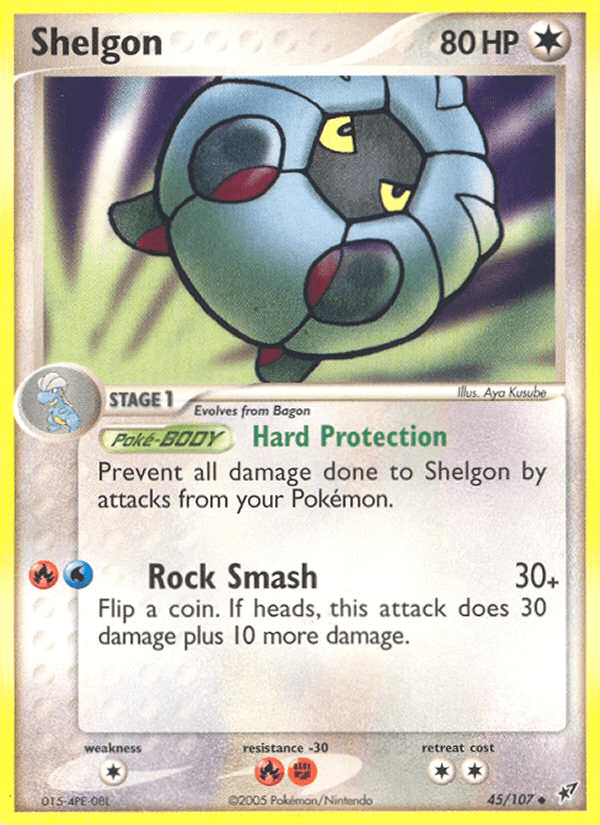 Shelgon Deoxys card
