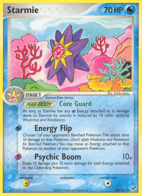 Starmie Deoxys card