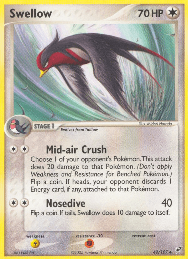 Swellow Deoxys card