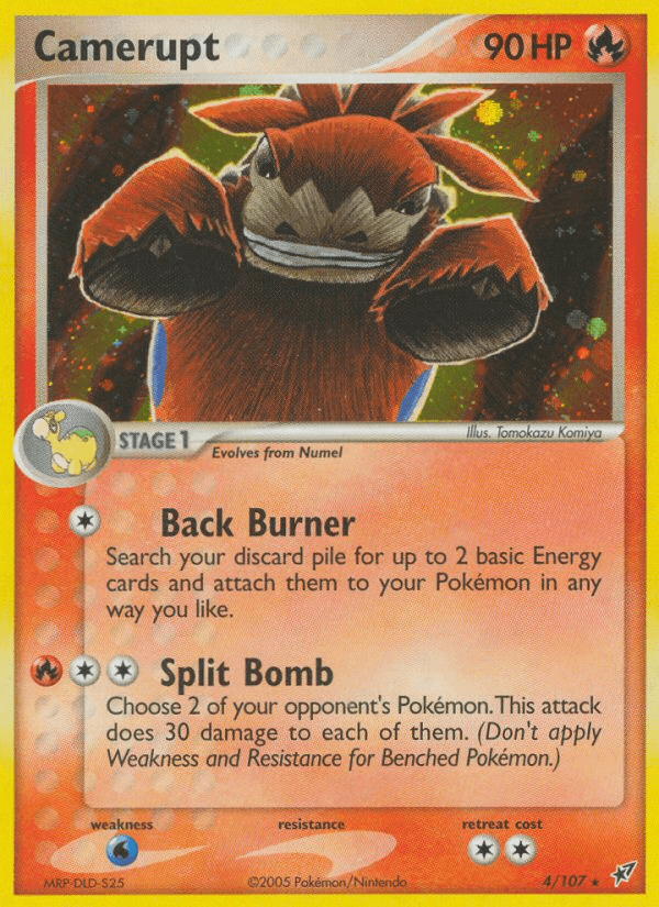 Camerupt Deoxys card