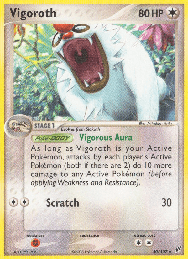 Vigoroth Deoxys card