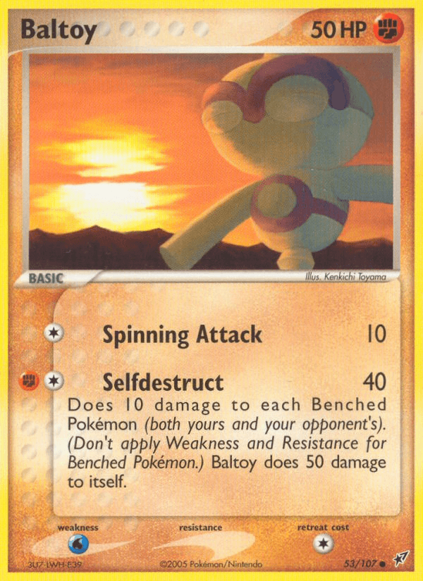 Baltoy Deoxys card