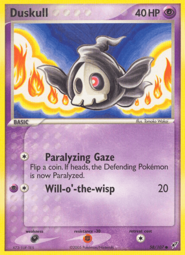 Duskull Deoxys card