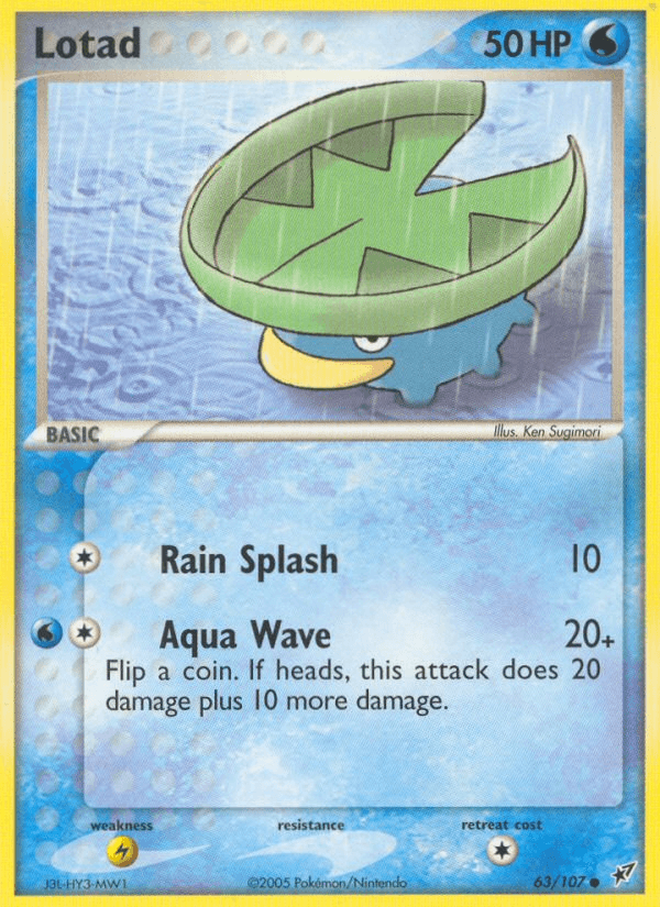 Lotad Deoxys card