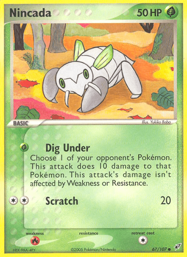 Nincada Deoxys card