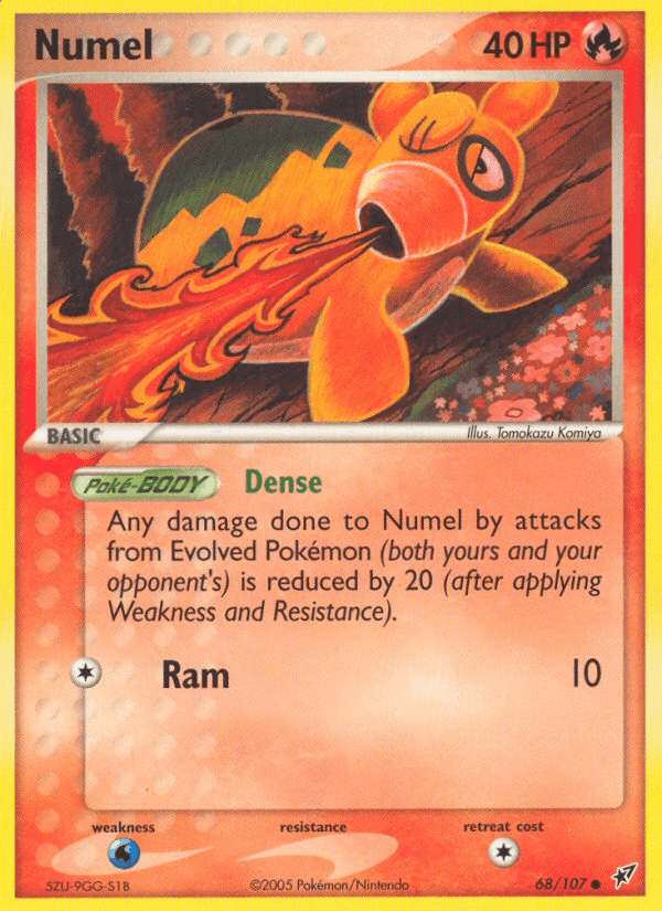 Numel Deoxys card