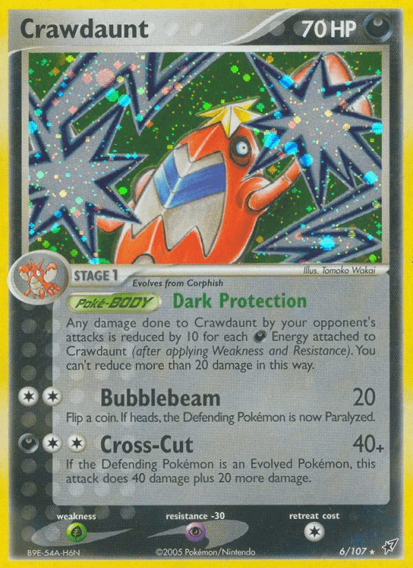 Crawdaunt Deoxys card