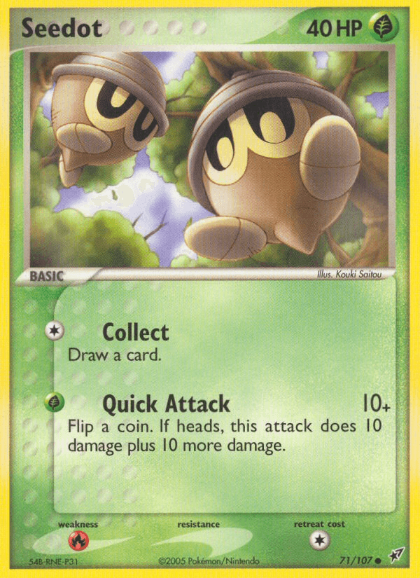 Seedot Deoxys card