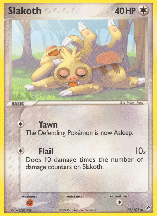 Slakoth Deoxys card
