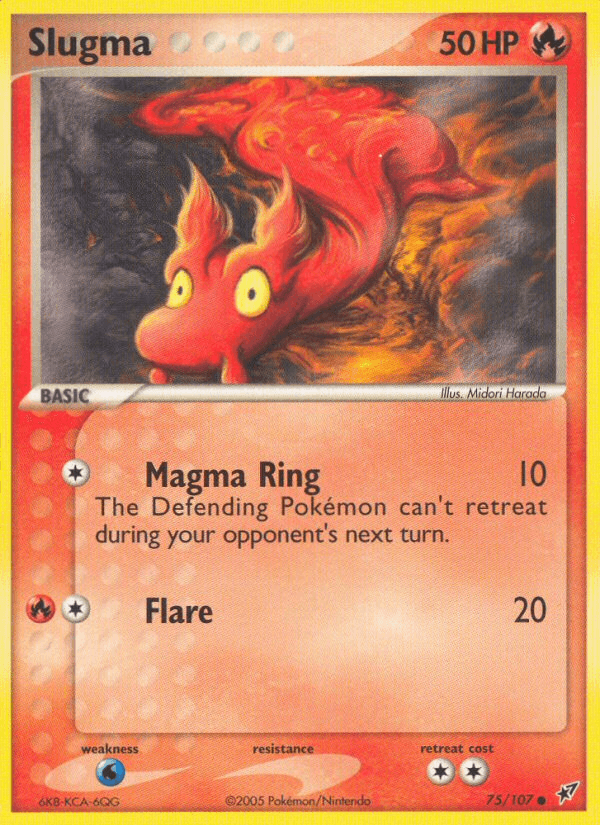 Slugma Deoxys card