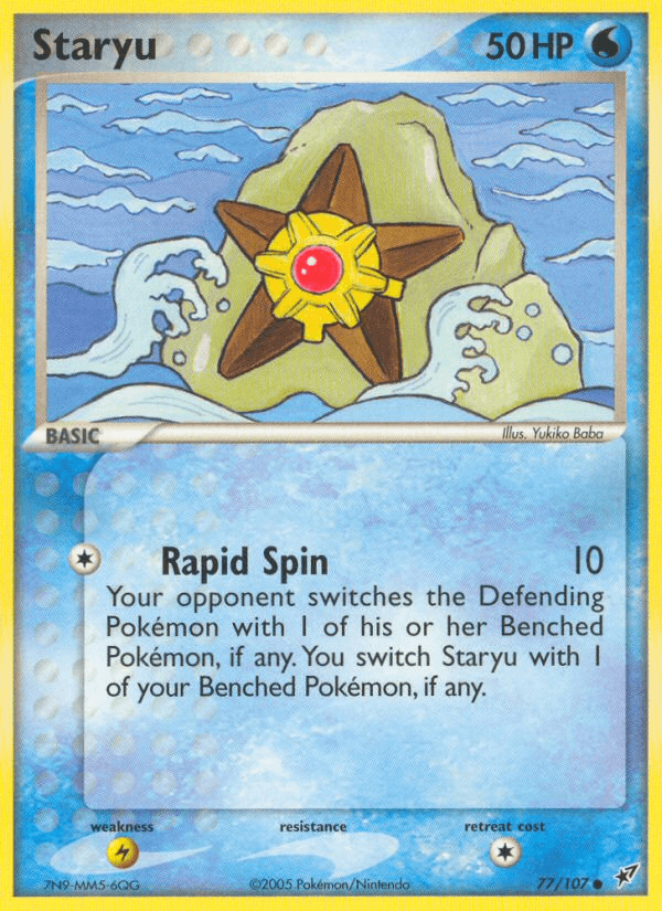 Staryu Deoxys card