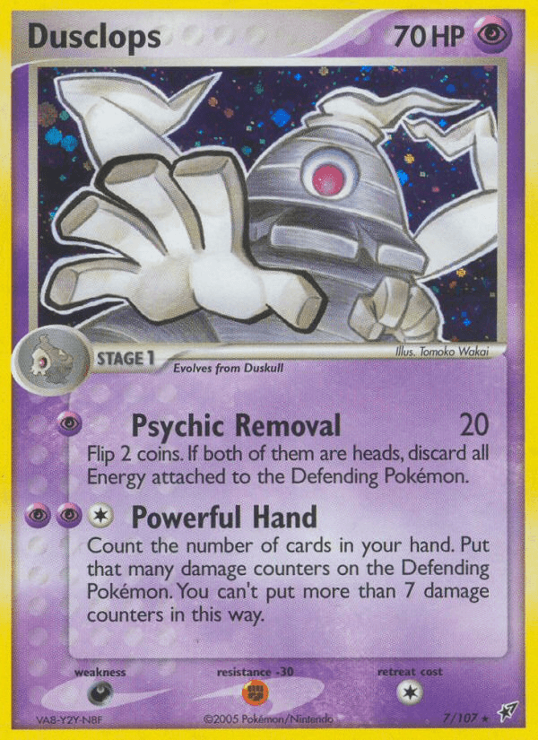 Dusclops Deoxys card