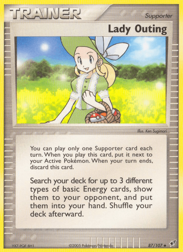 Lady Outing Deoxys card