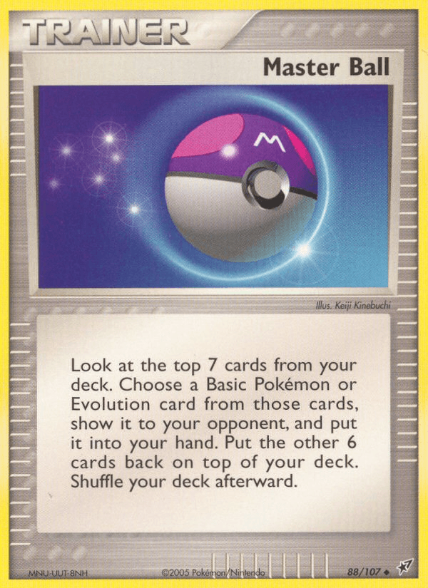 Master Ball Deoxys card