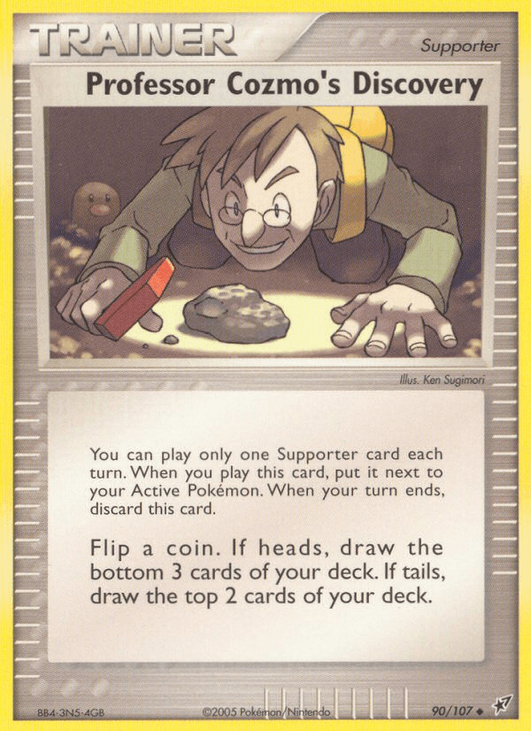 Professor Cozmo's Discovery Deoxys card
