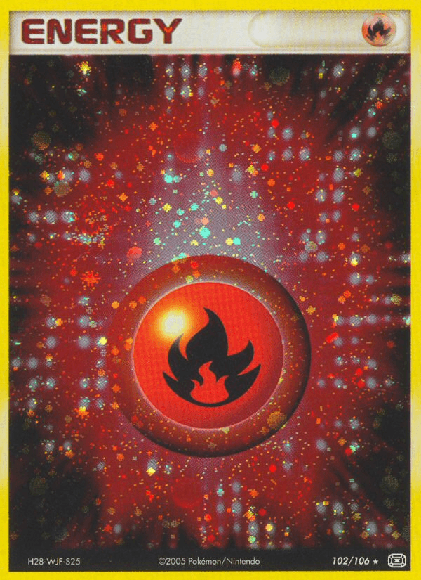 Fire Energy Emerald card
