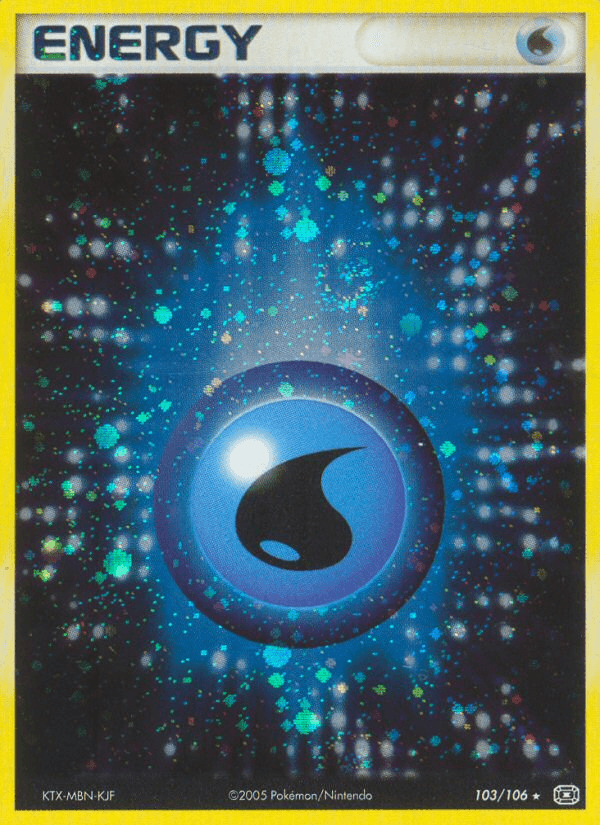Water Energy Emerald card