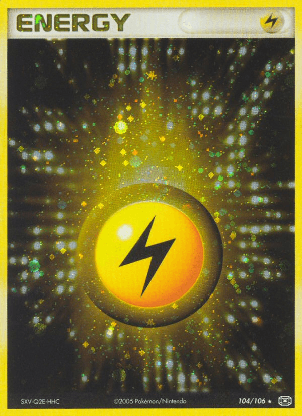 Lightning Energy Emerald card