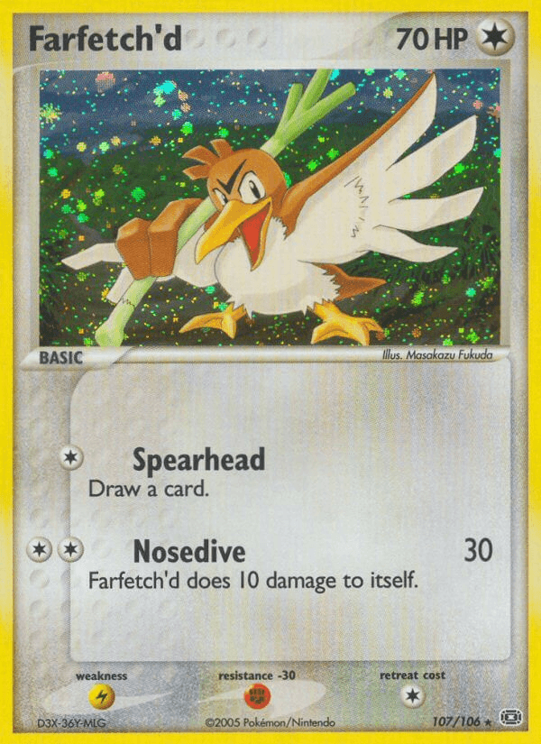 Farfetch'd Emerald card