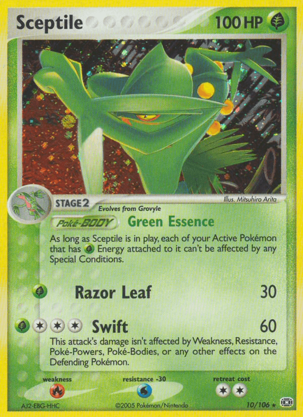 Sceptile Emerald card