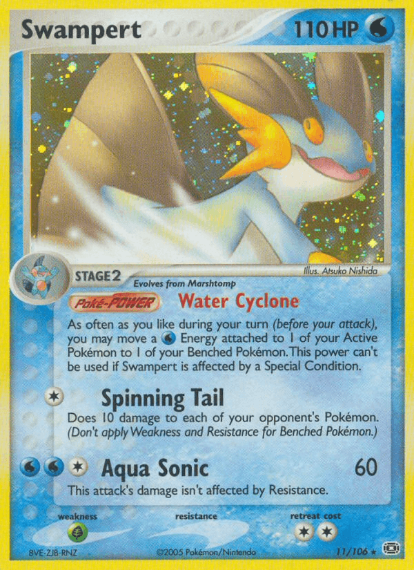 Swampert Emerald card
