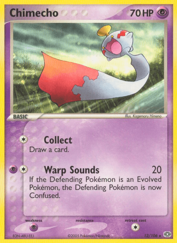 Chimecho Emerald card