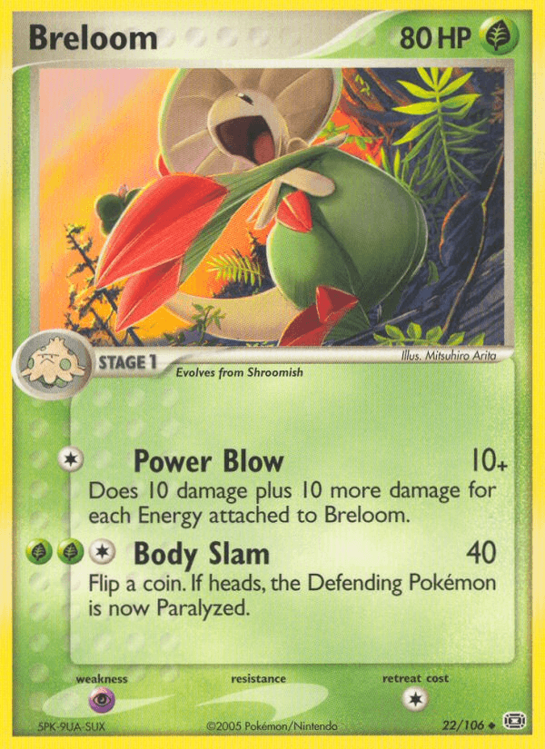 Breloom Emerald card