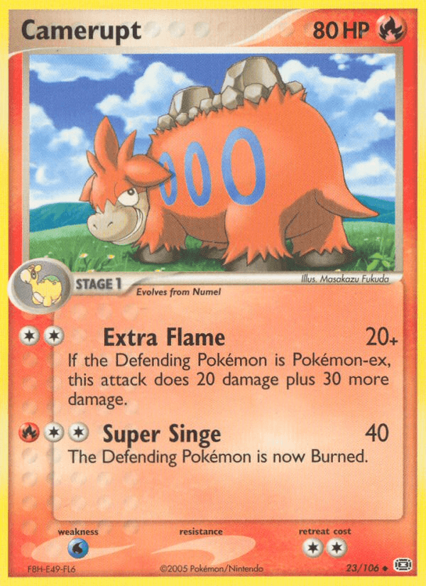 Camerupt Emerald card