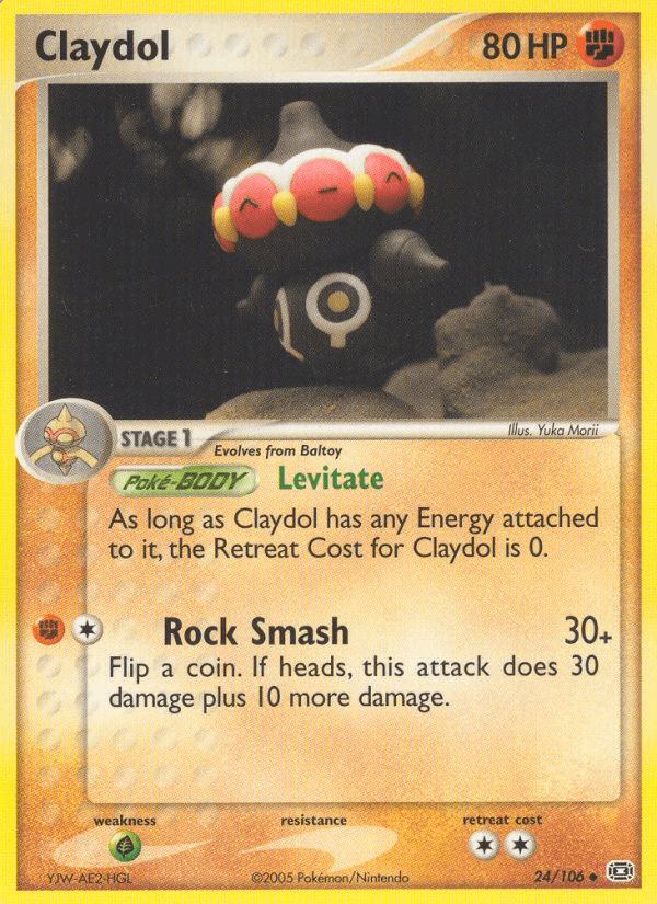 Claydol Emerald card